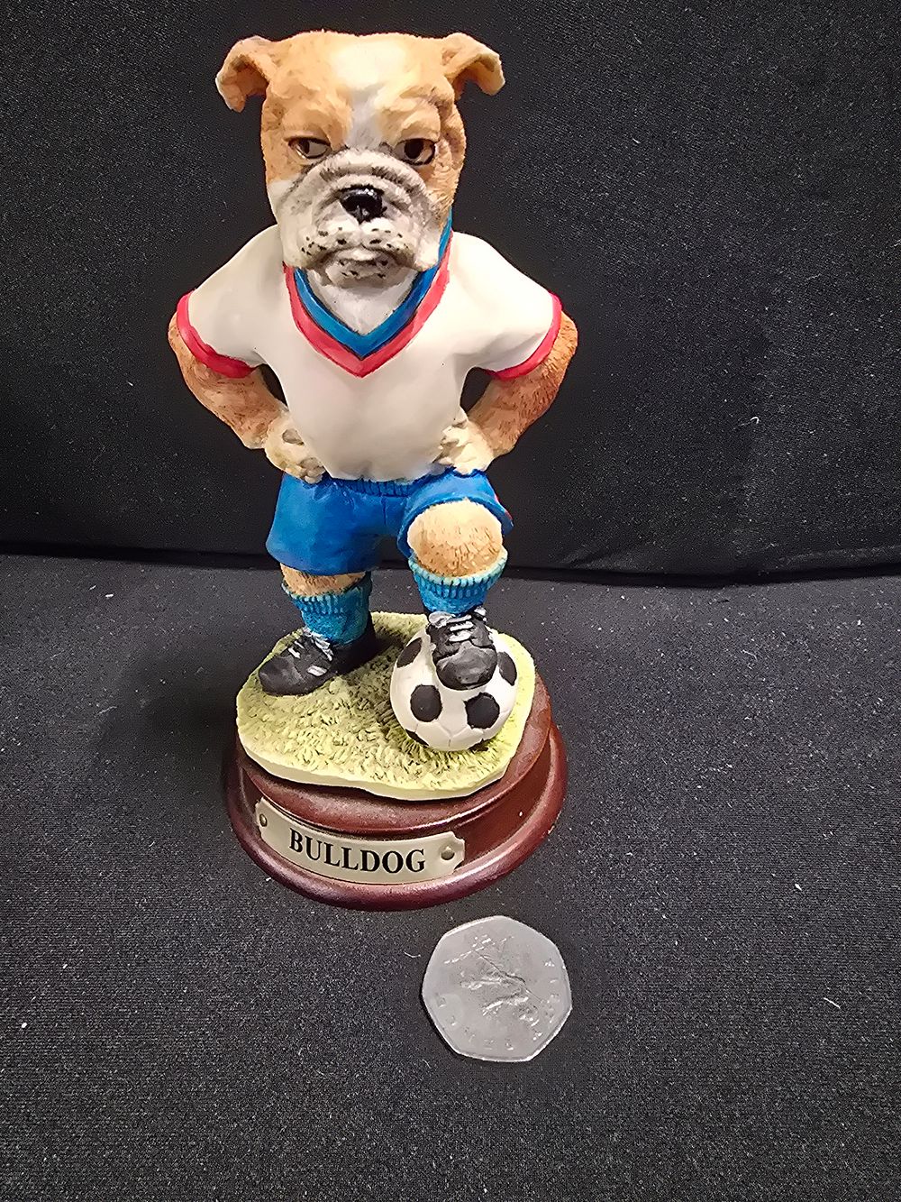 Lot 339: Robert Harrop Designs, Doggie People, Bulldog Footballer