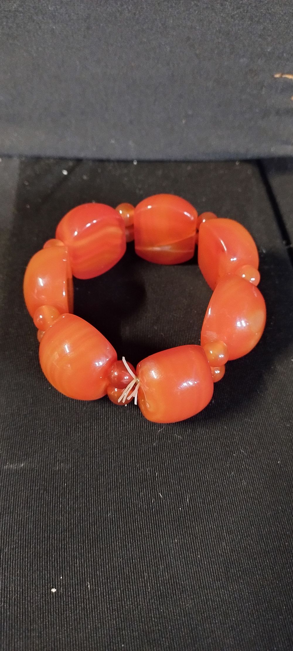 Lot 373: Chunky Carnelian bracelet