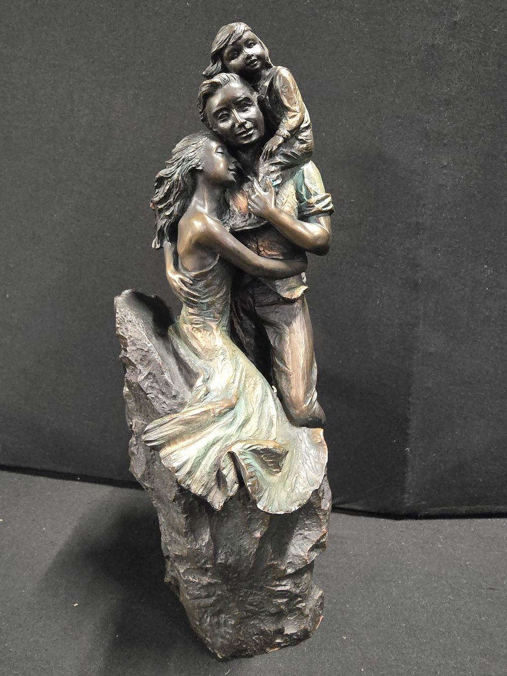 Lot 398: Vintage Genesis Fine Art 13” Cold Cast Bronze...