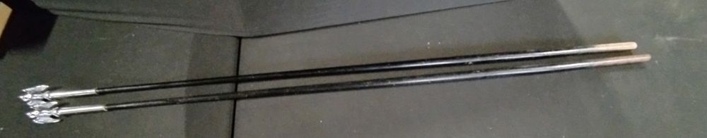 Lot 414: Two Victorian Masonic Deacons Wands