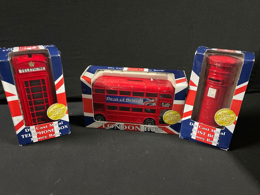Lot 455: 3 nostalgic old England die cast models by...