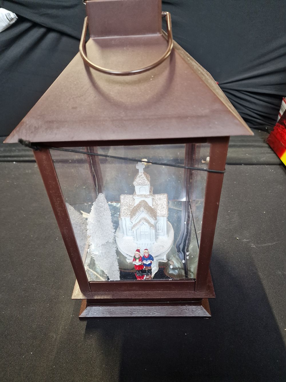 Lot 331: Christmas decorative lantern AF