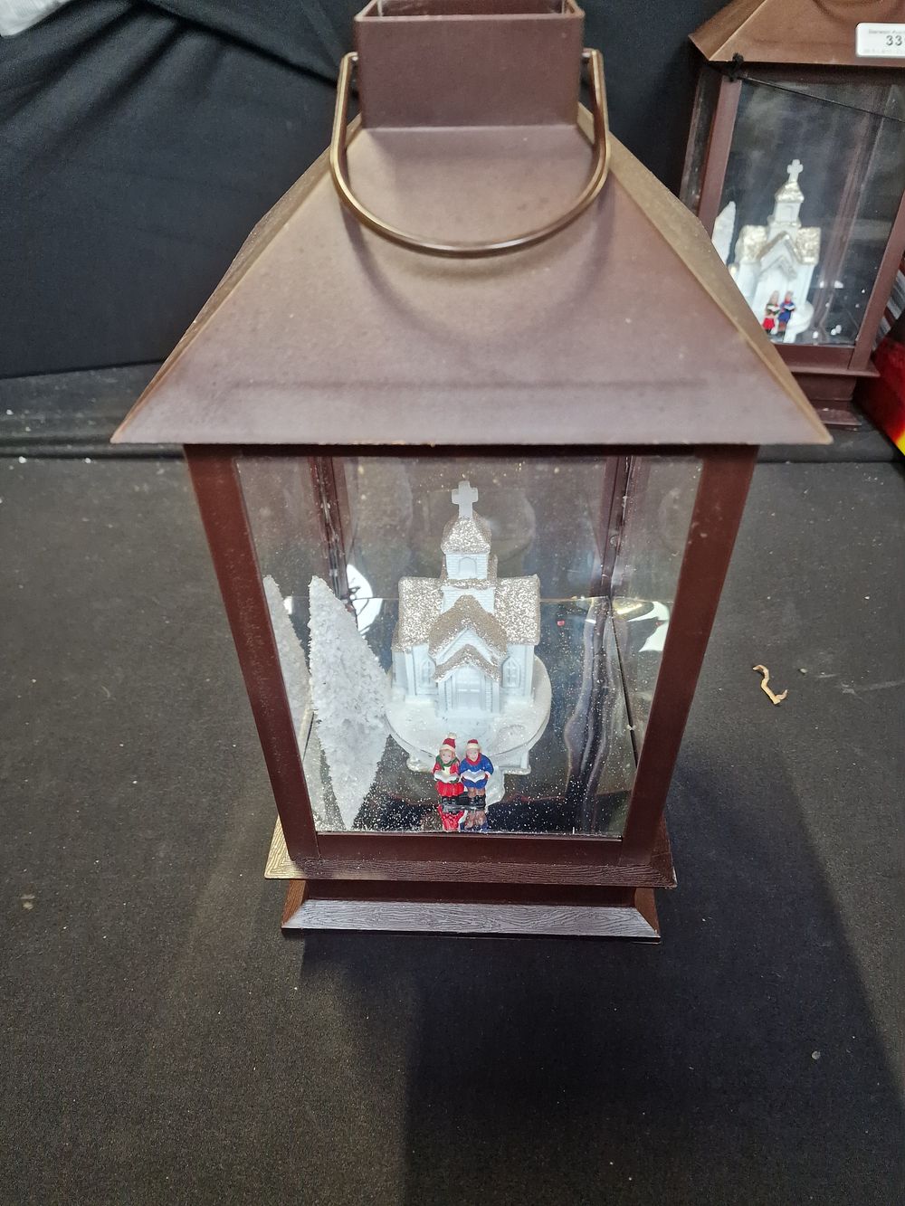 Lot 332: Christmas decorative lantern AF