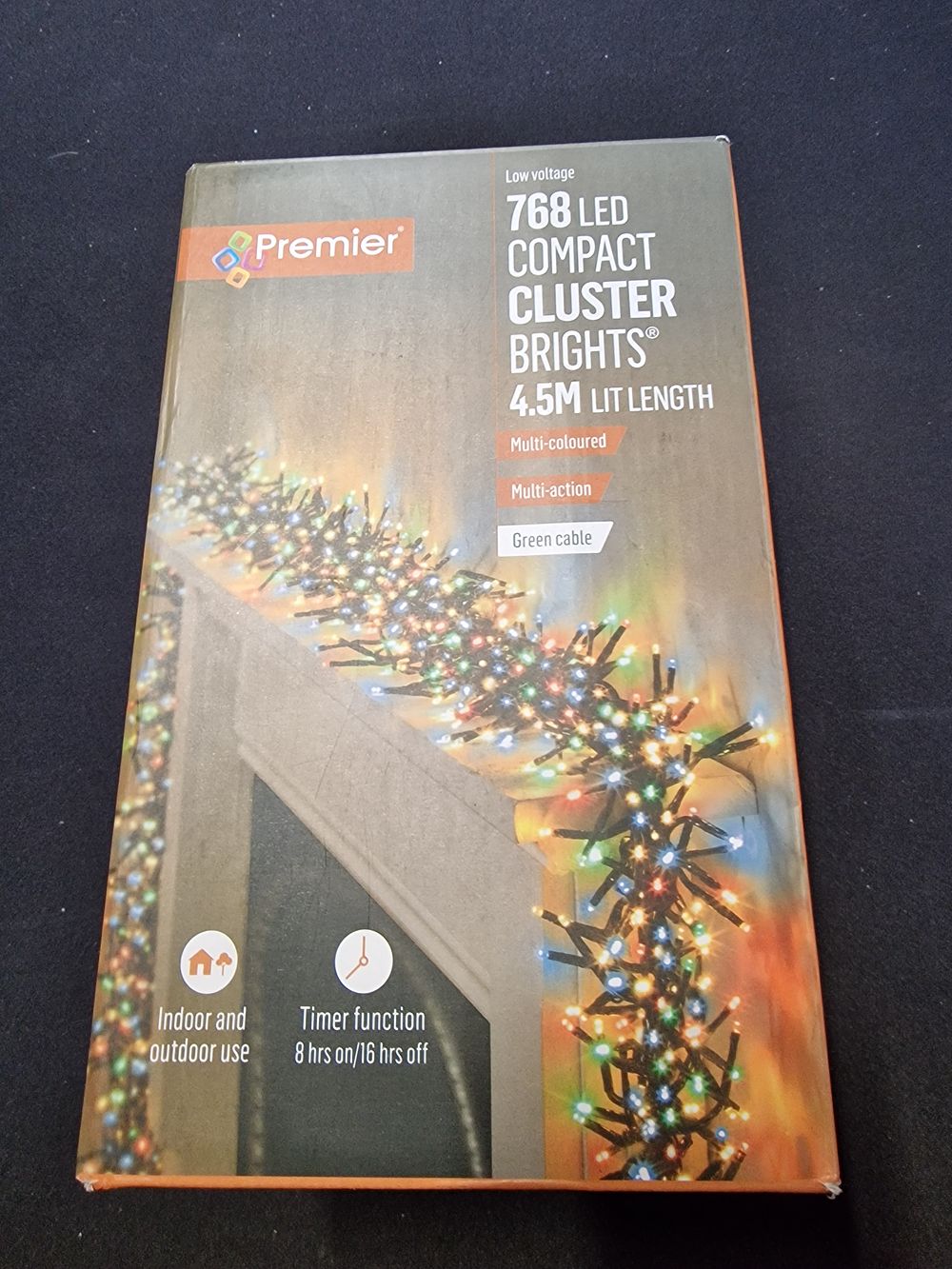 Lot 343: 768 LED Christmas lights multi coloured