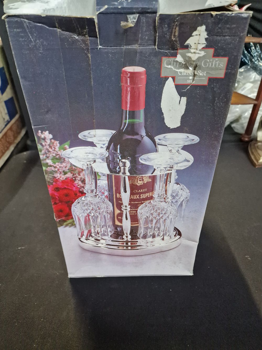Lot 366: Decorative claret set