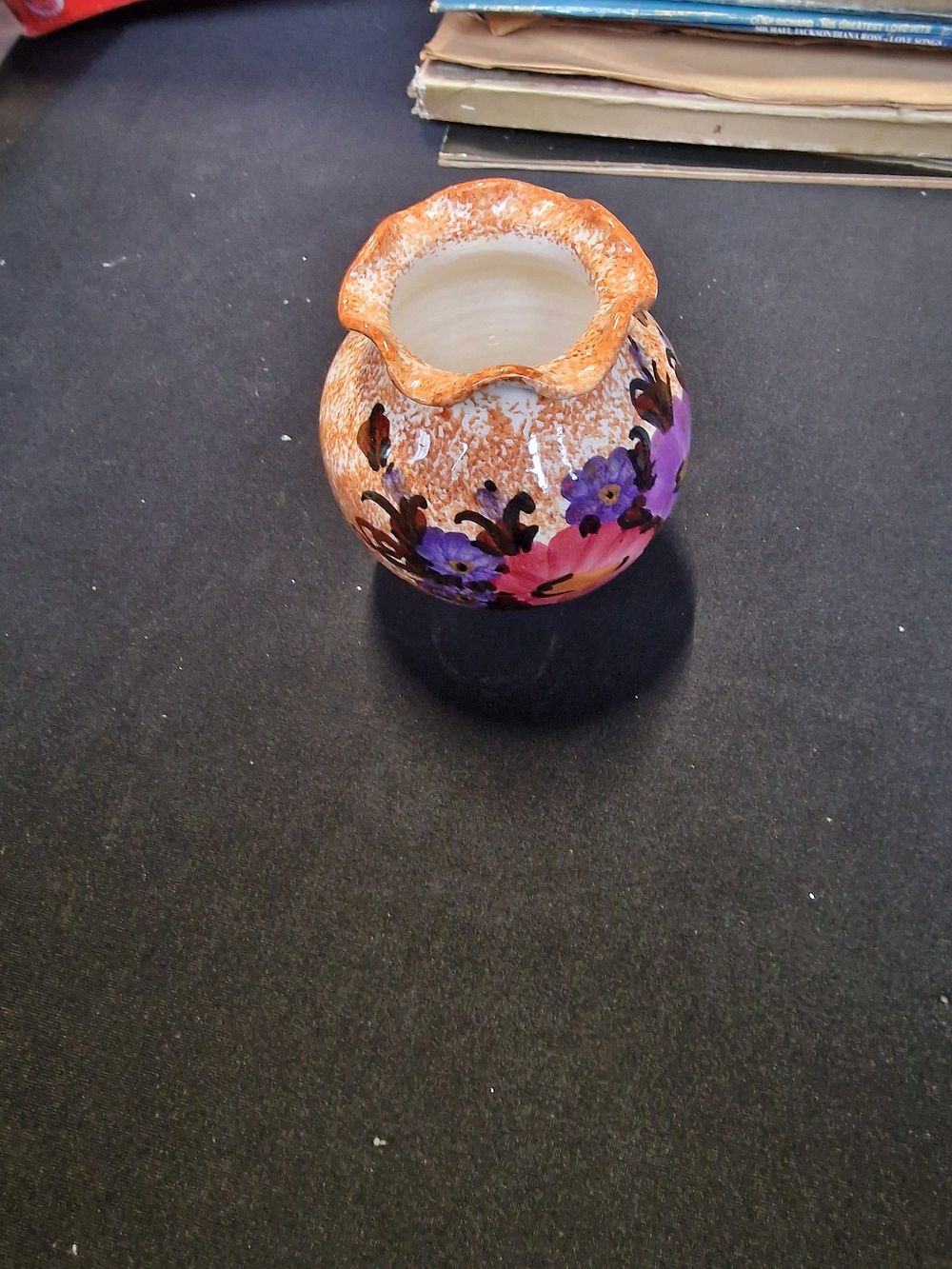 Lot 373: Decorative floral vase