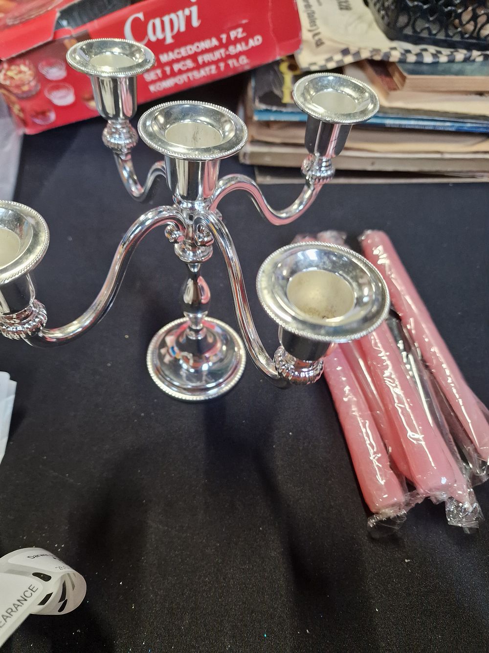 Lot 375: Vintage Candelabra x 5 candle