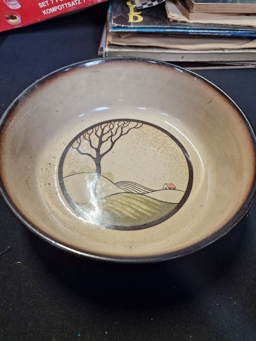 Lot 382: Denby stoneware serving bowl