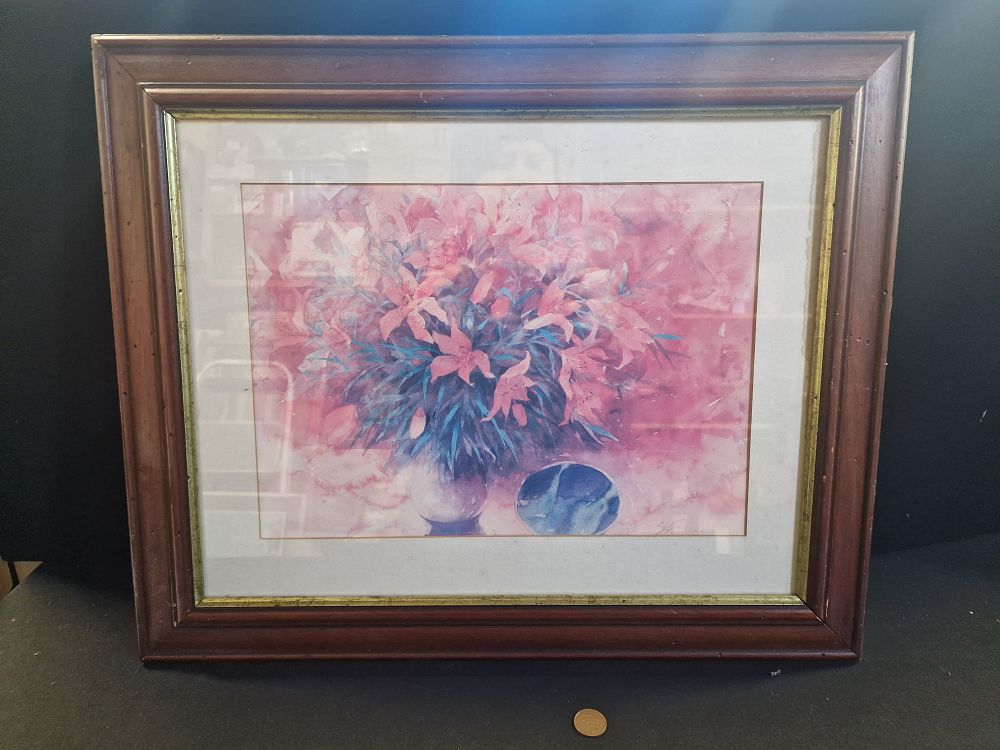 Lot 110: Framed Print in Frame Approx 64x53cm