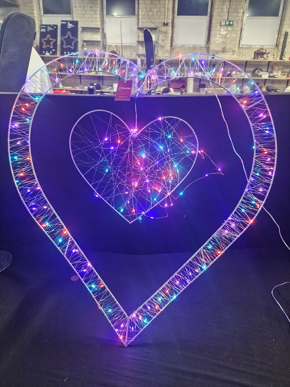 Lot 146: LED Love Hearts Approx 76cm