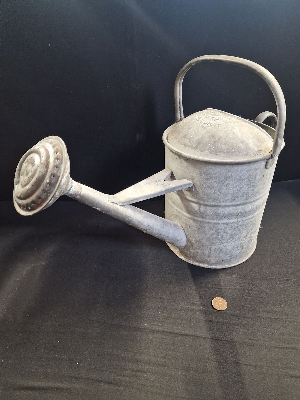 Lot 165: Vintage Galvanised Watering Can