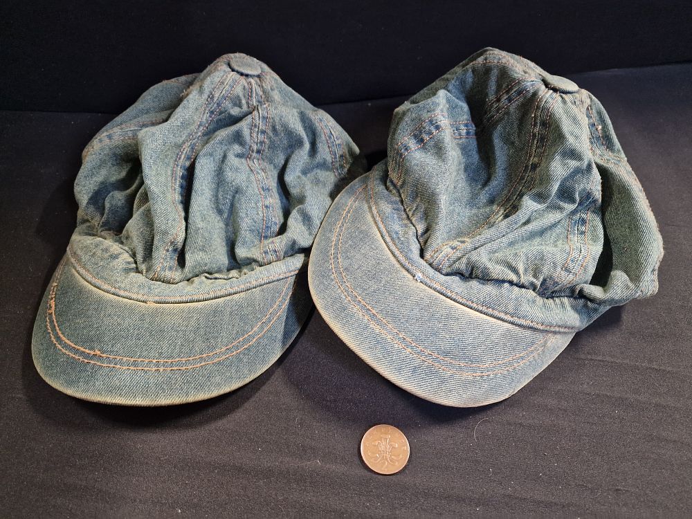 Lot 166: Pair of Denim Caps