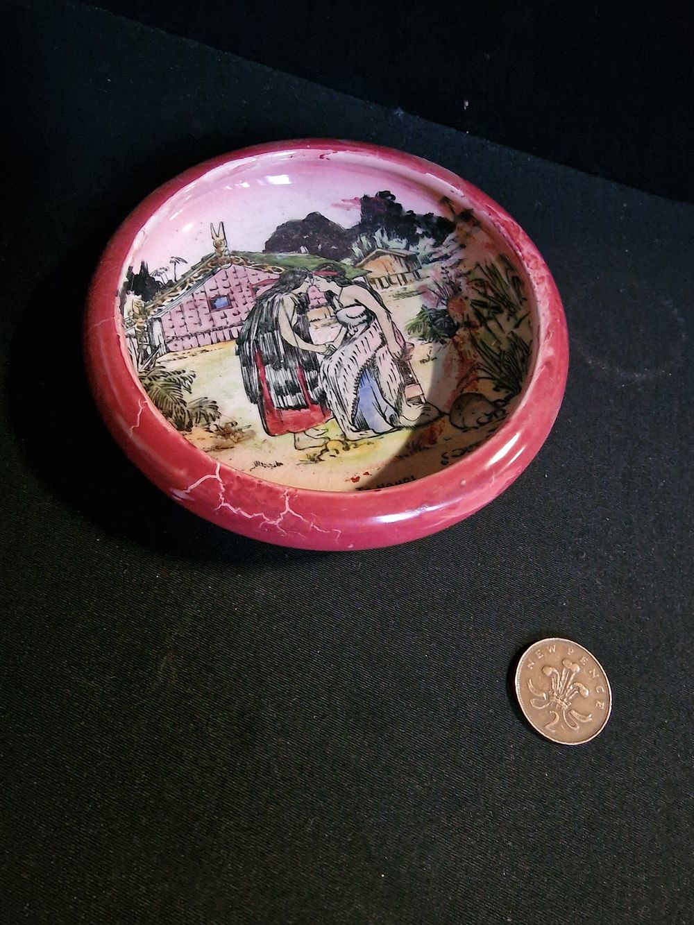 Lot 238: Vintage Grimwades Maori Ware Dish