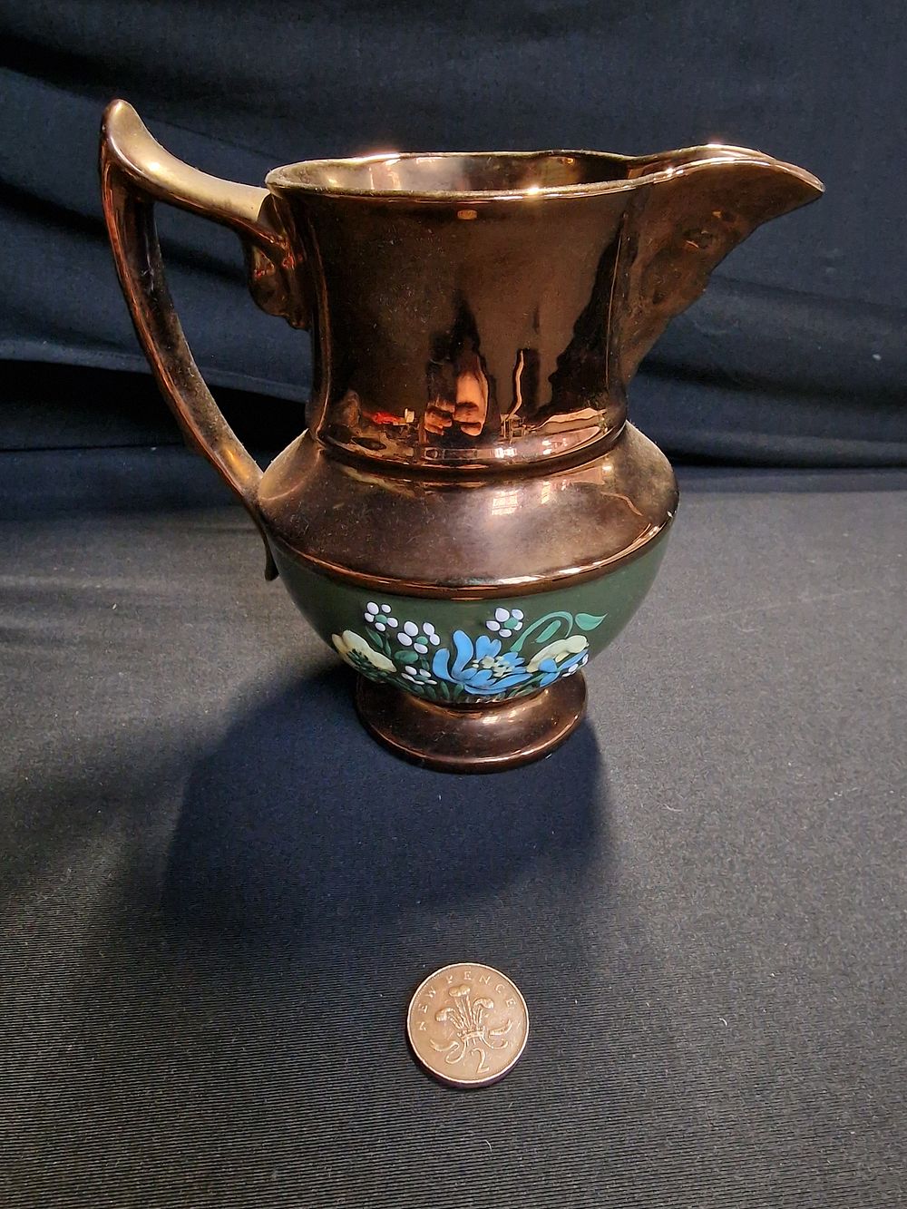 Lot 248: Vintage Copper Lustre Jug