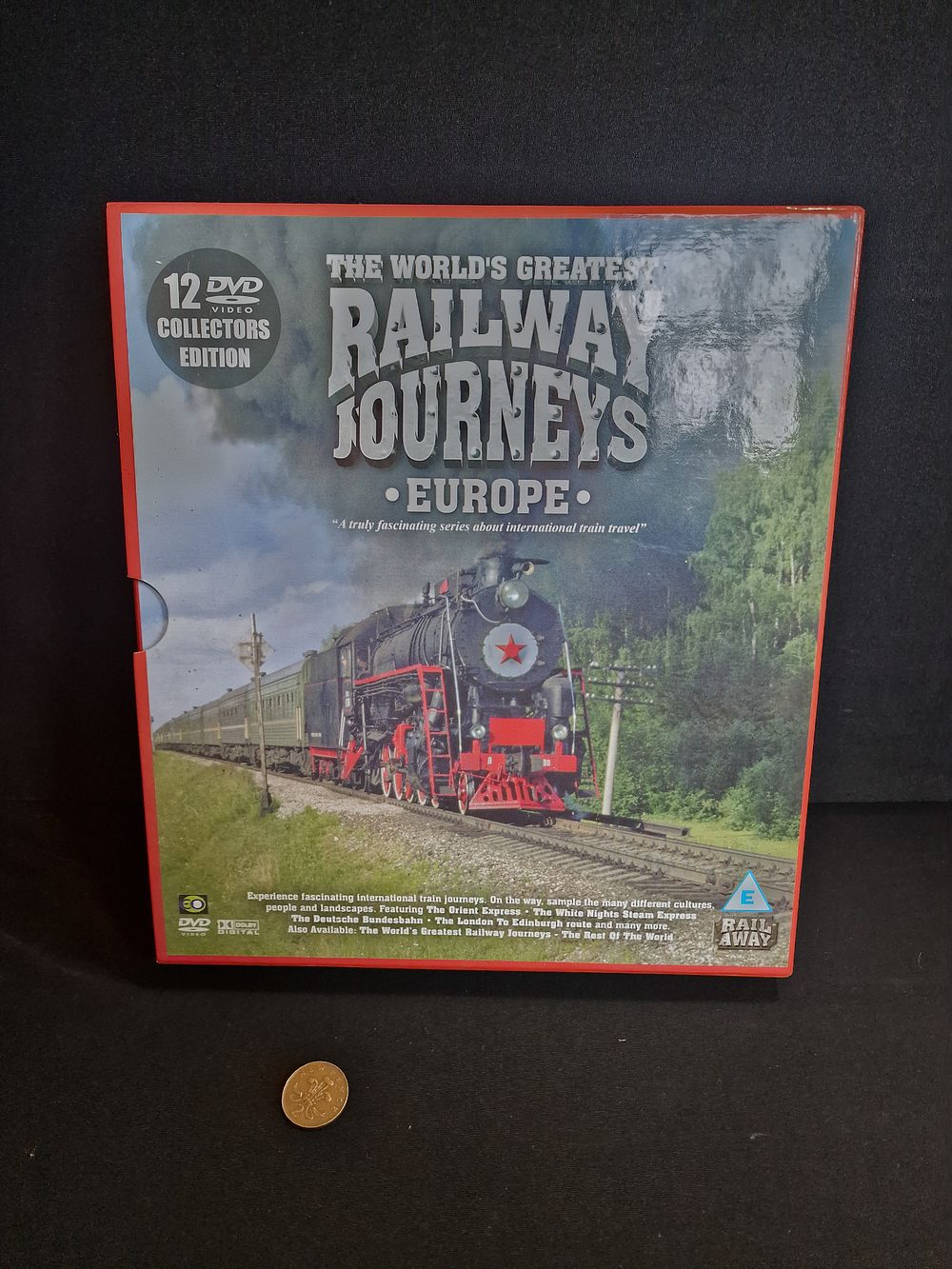 Lot 309: The World's Greatest Railway Journeys Europe 12 DVD Collection Complete