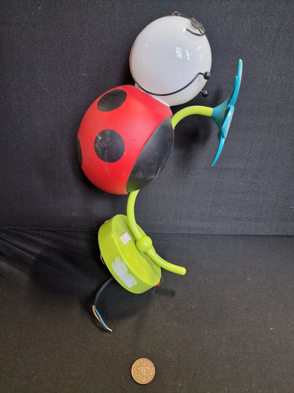 Lot 330: Ladybird Wall Light Working