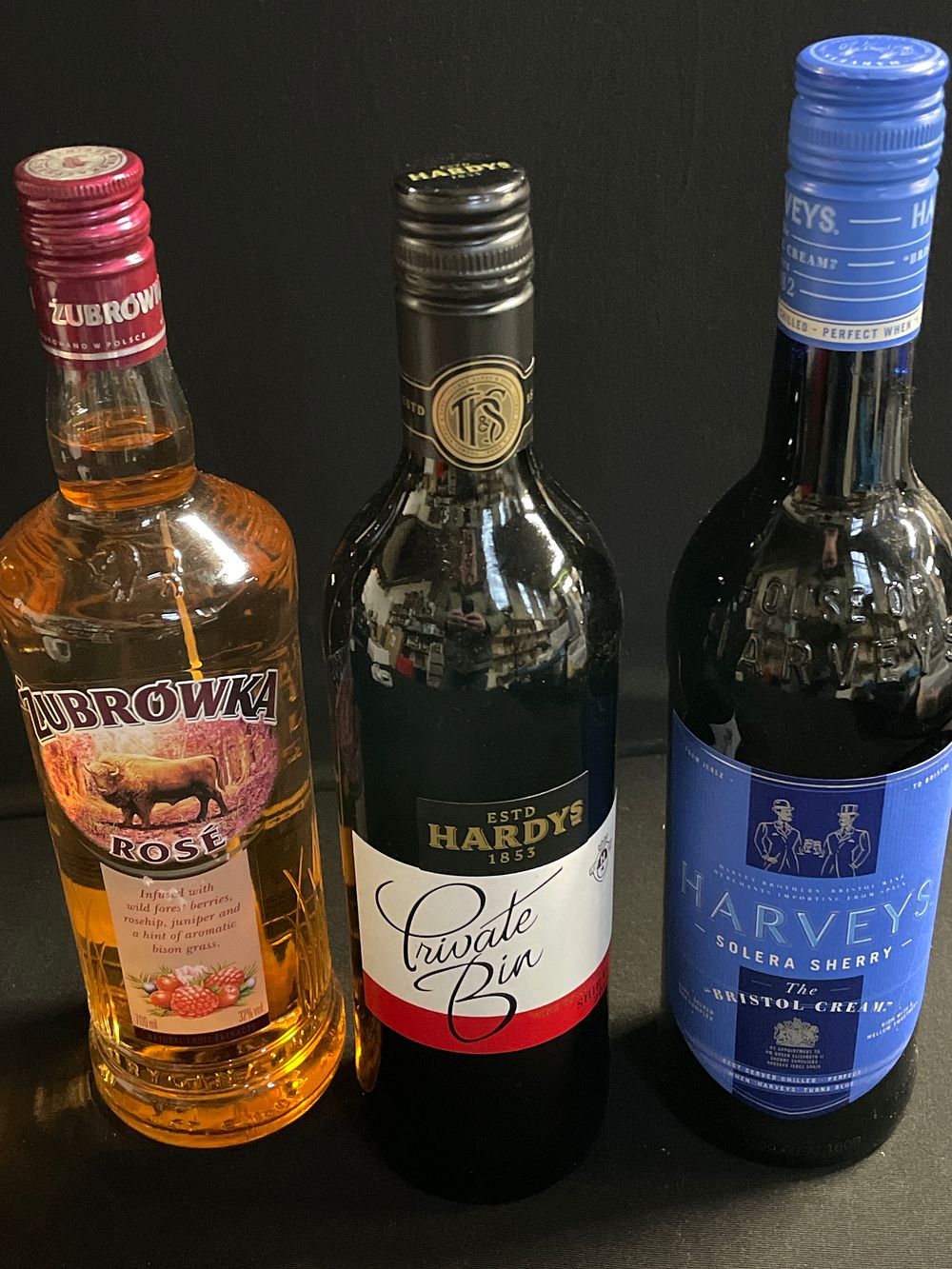 Lot 169: 3 Bottles of mixed alcohol (collection only)