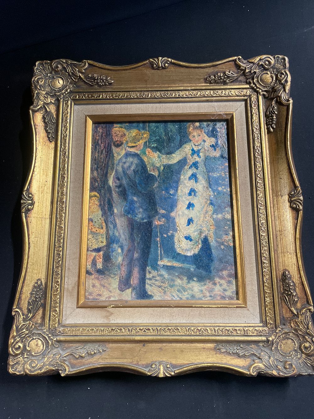 Lot 195: Gilt framed picture
