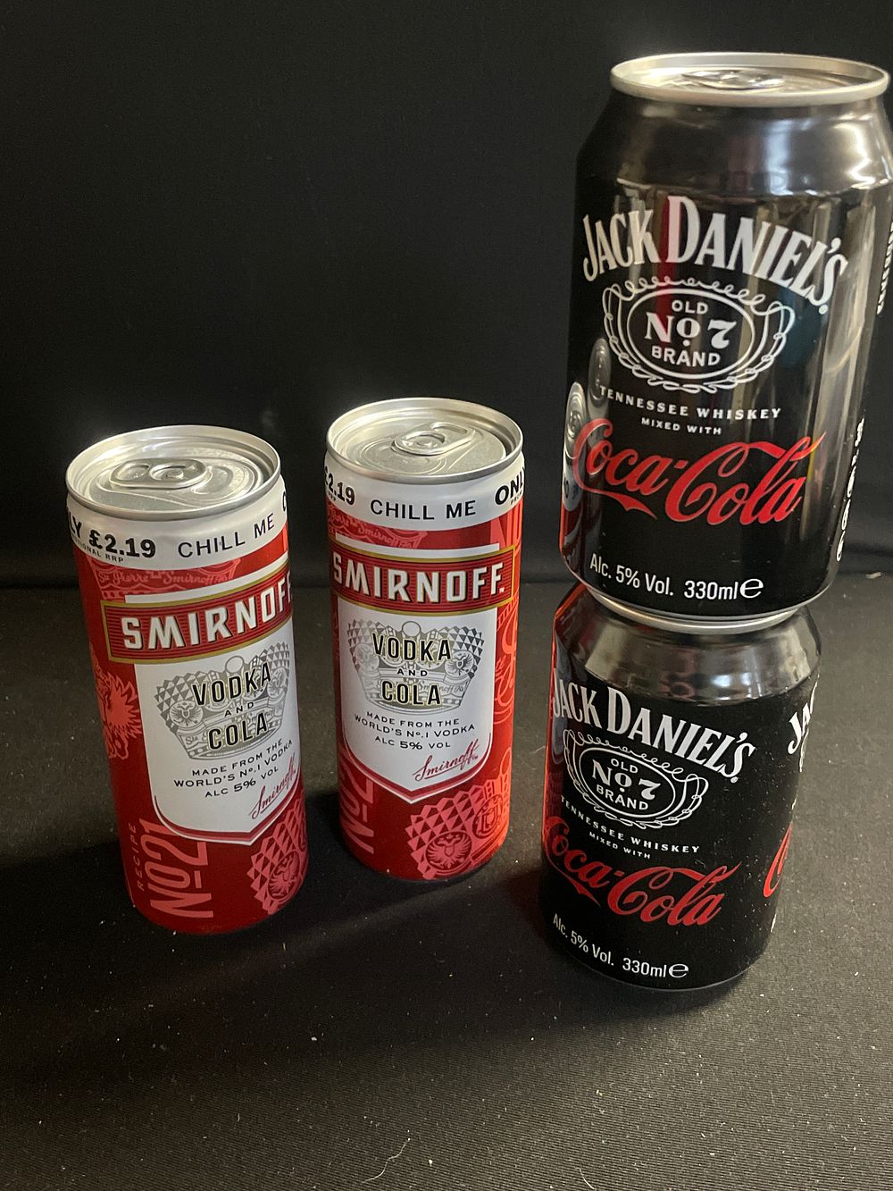 Lot 200: 4 cans of pre mixed cans