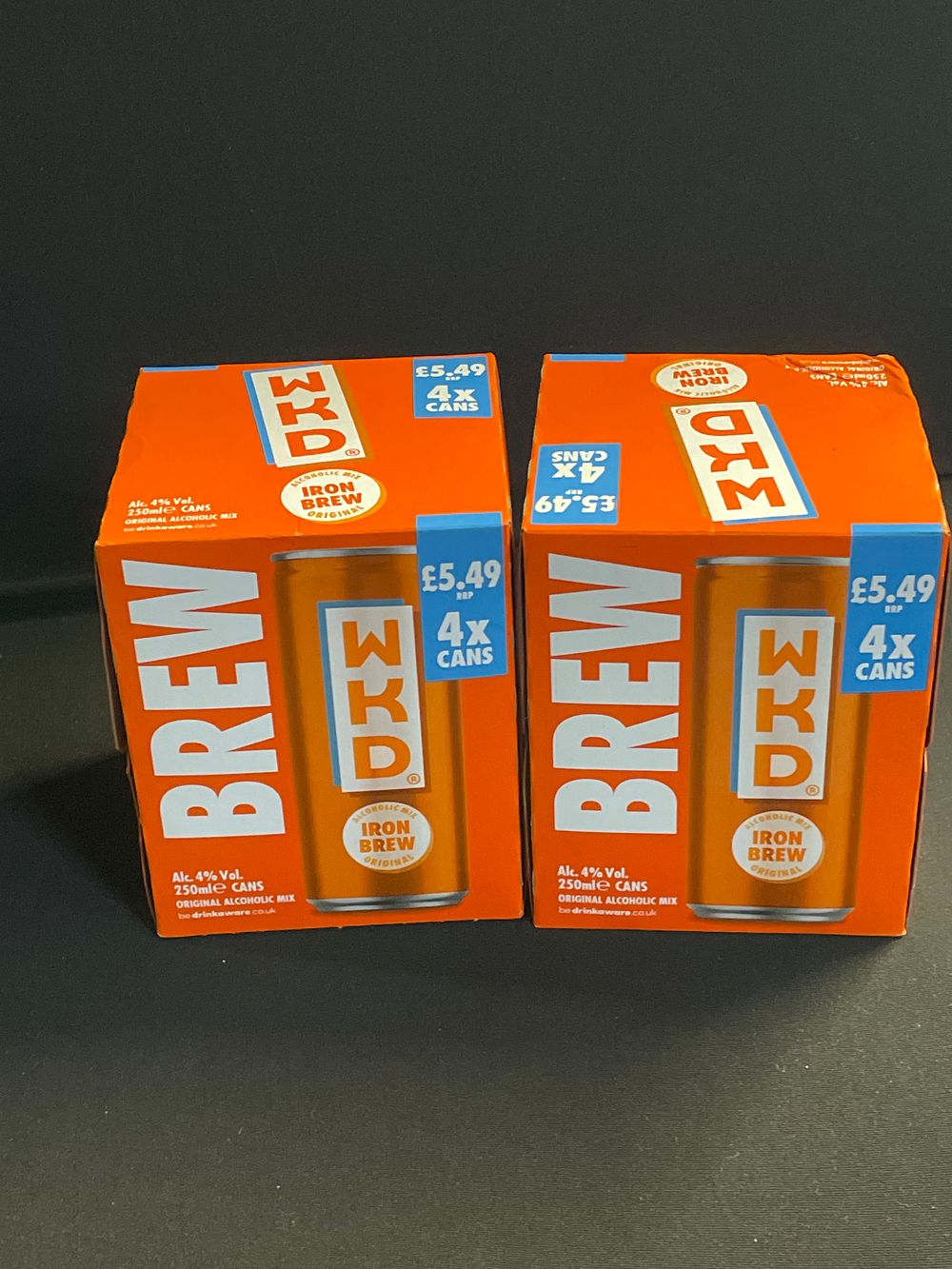 Lot 213: 8 cans of WKD IRON BRU