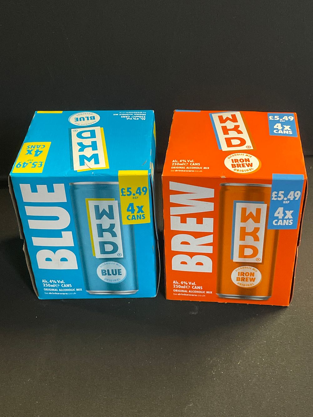 Lot 214: 8 cans of WKD