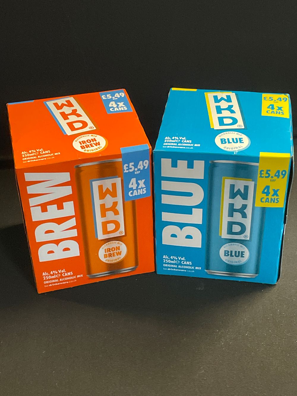Lot 215: 8 cans of WKD