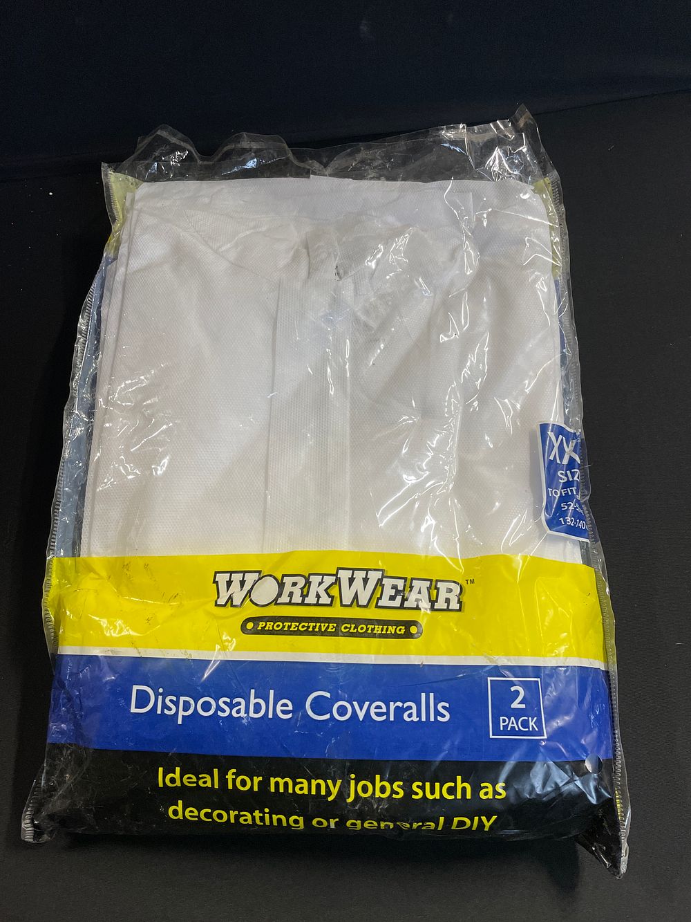 Lot 220: Pair of disposable xxl coveralls