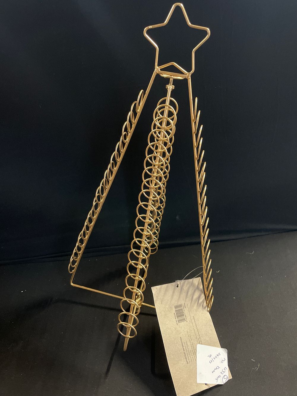 Lot 240: Christmas tree card holder (no base)