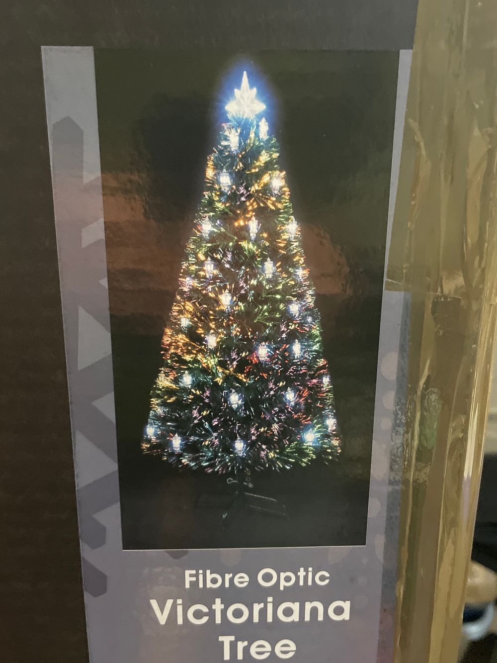 Lot 251: 6ft fibre optic victoriana Christmas tree with colour changing LEDs