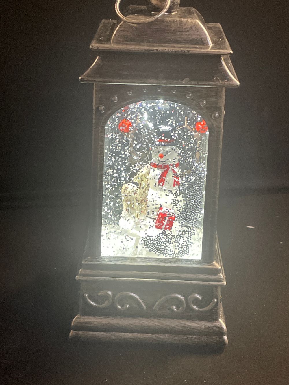 Lot 277: Christmas snowman spinner