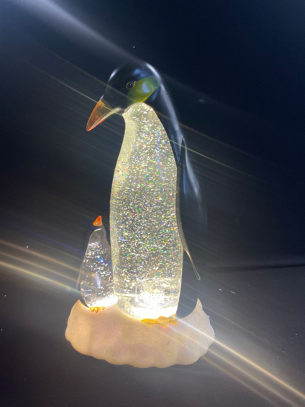 Lot 278: LED penguin water spinner