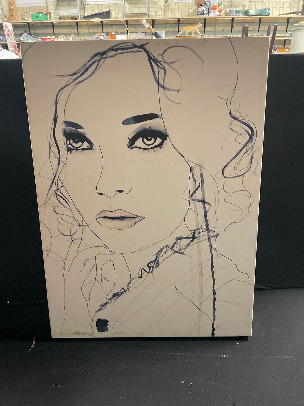 Lot 301: Box frame canvass