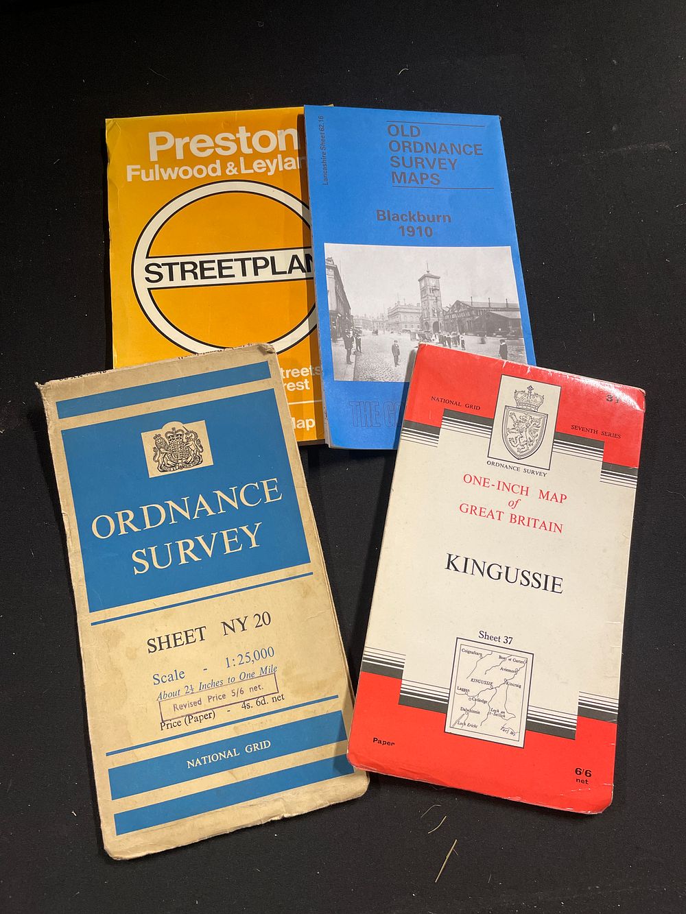 Lot 302: 4 sets of o/s maps