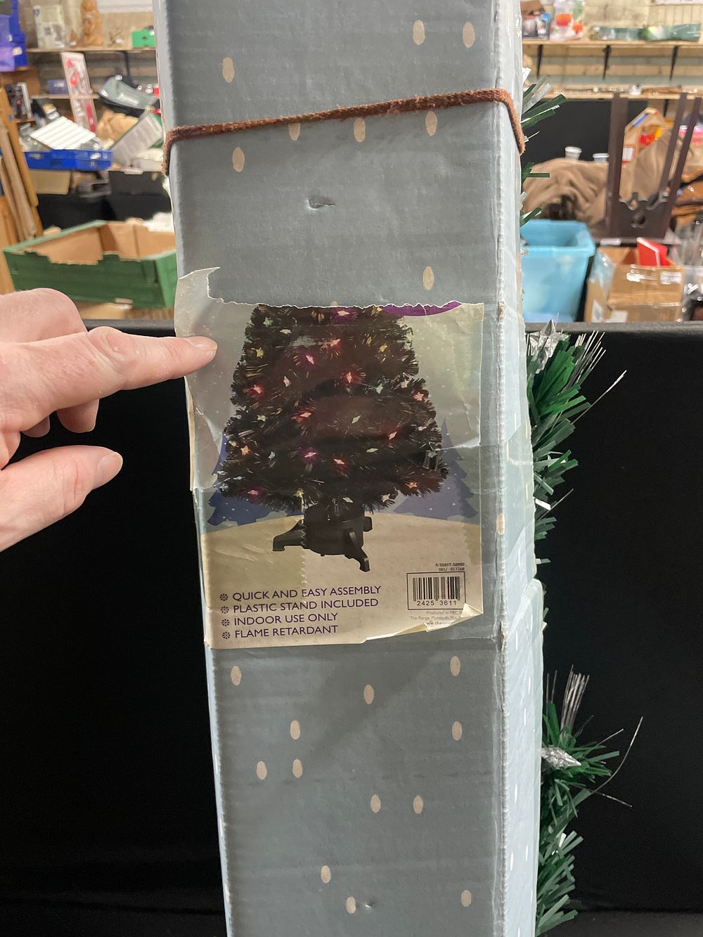 Lot 308: Indoor LED Christmas tree