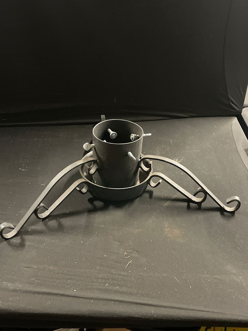 Lot 309: Cast iron Christmas tree base