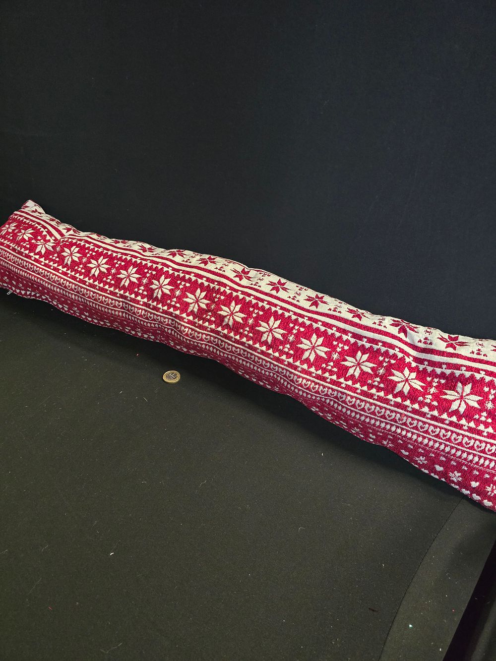 Lot 357: Christmas draft excluder