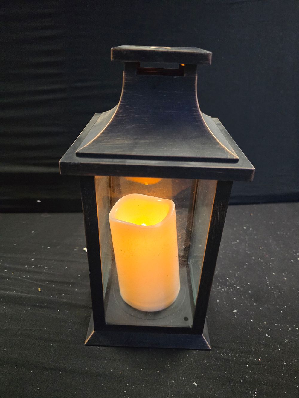 Lot 399: Flickering candle lantern AF