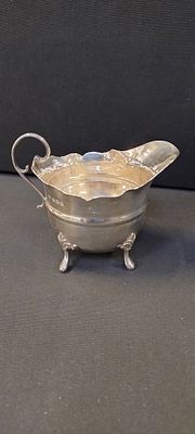 Sterling silver cream jug dated 1925