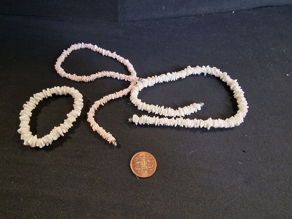 Lot 211: Selection of Sea Shell Necklaces and Bracelet