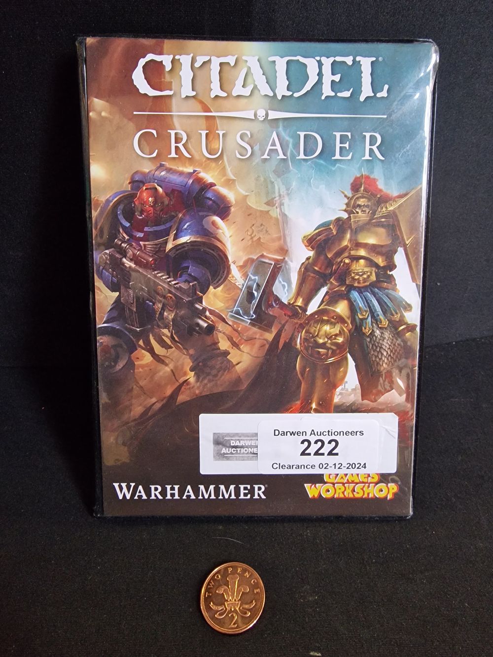 Lot 222: Games Workshop Warhammer Citadel Crusader Collector Cards Storage Album NO CARDS INC