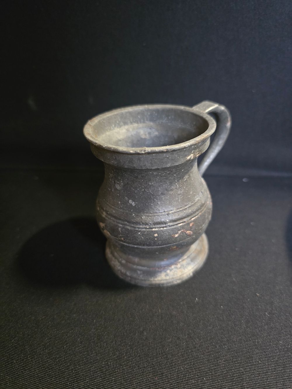Lot 240: Antique pewter cup