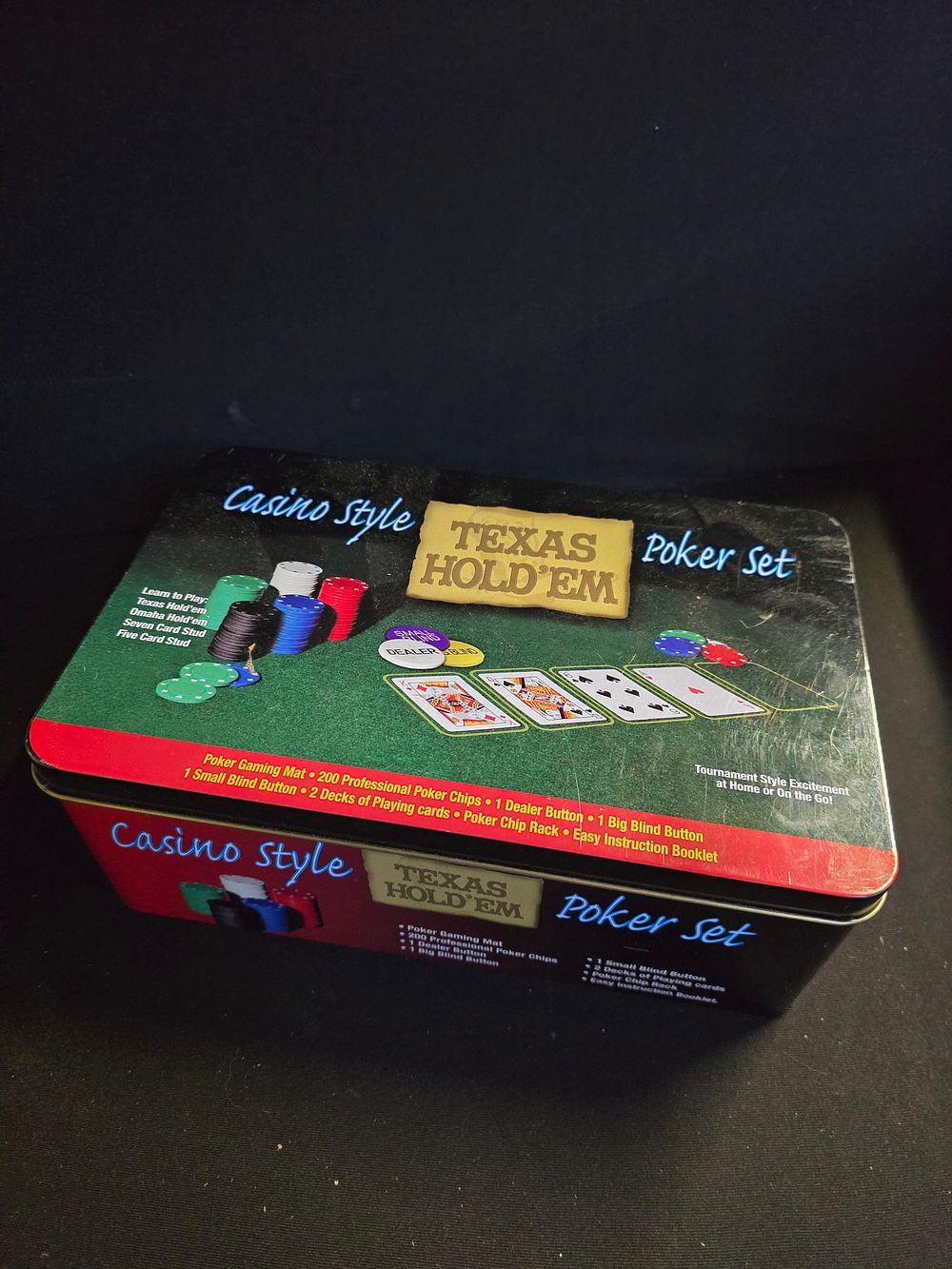 Lot 345: Sealed texts hold em poker set