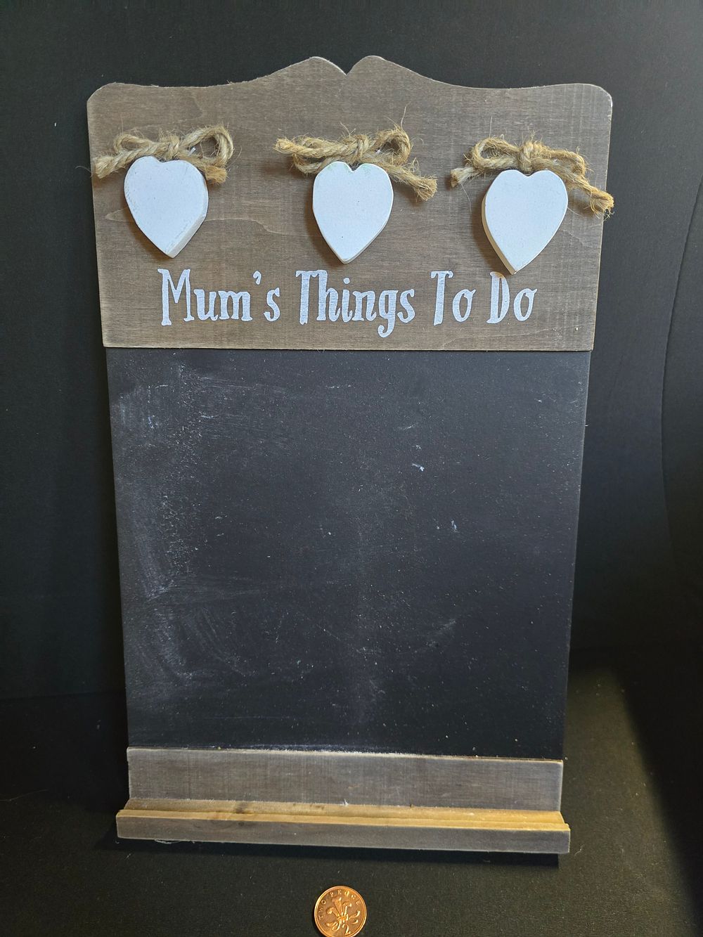 Lot 353: Mums things to do chalk board