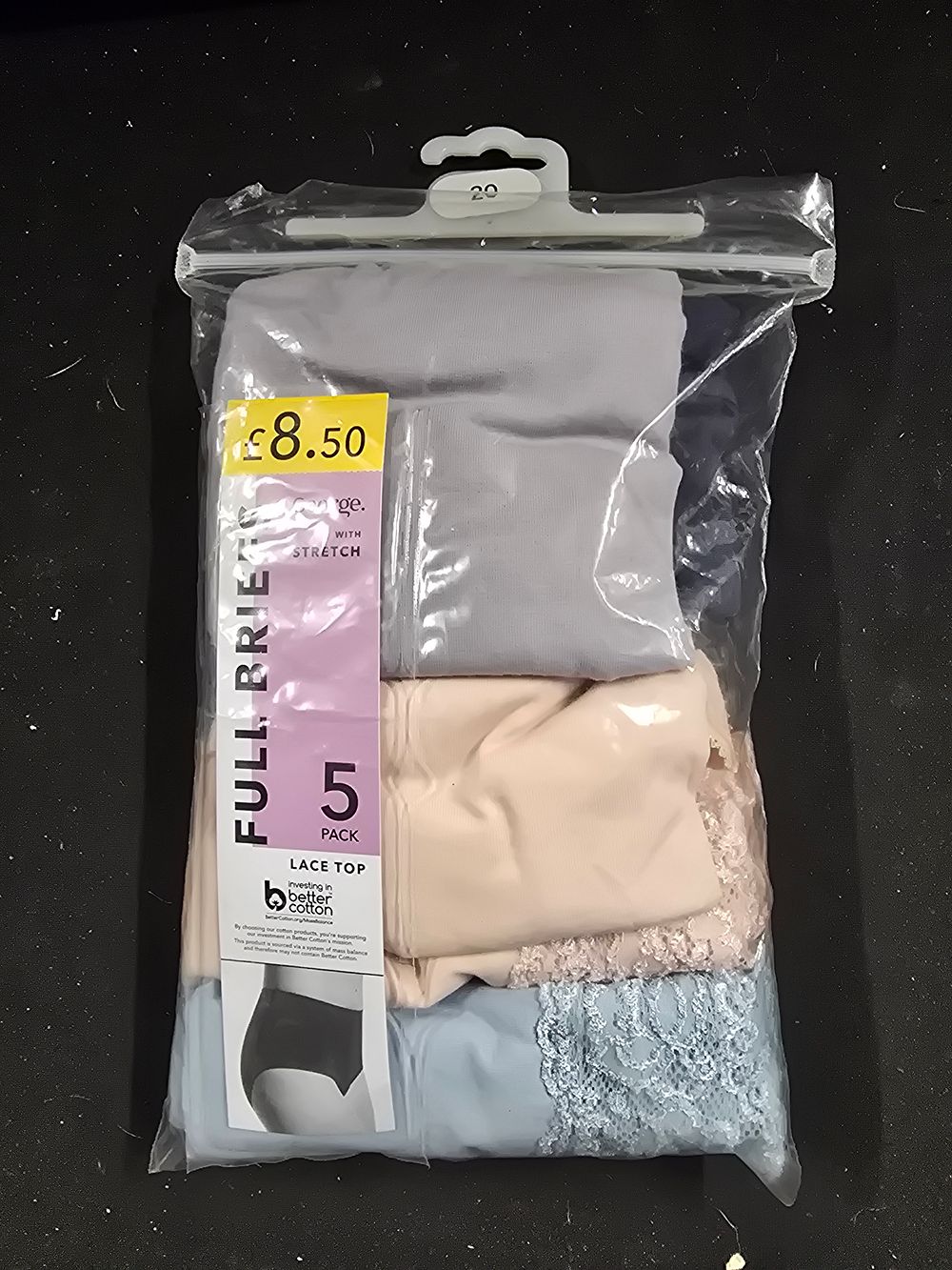 Lot 399: Five pack of new (Rick bought the wrong size for himself) knickers