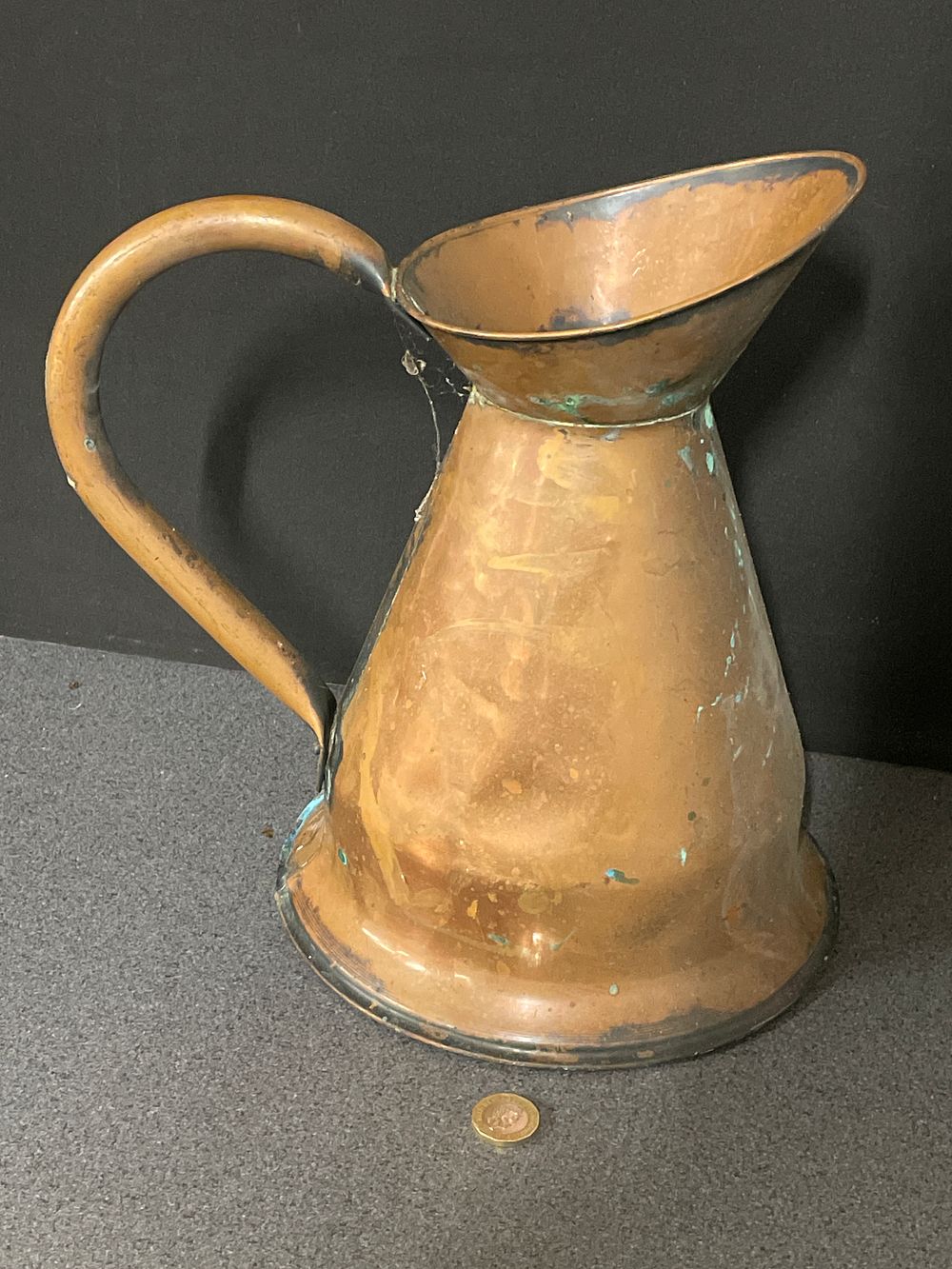 Lot 169: Large copper jug