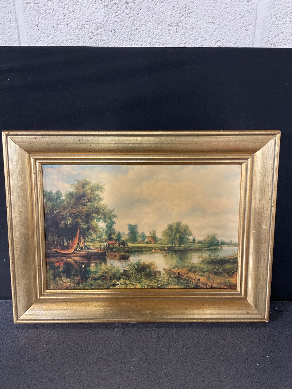 Lot 203: Print in a gold frame
