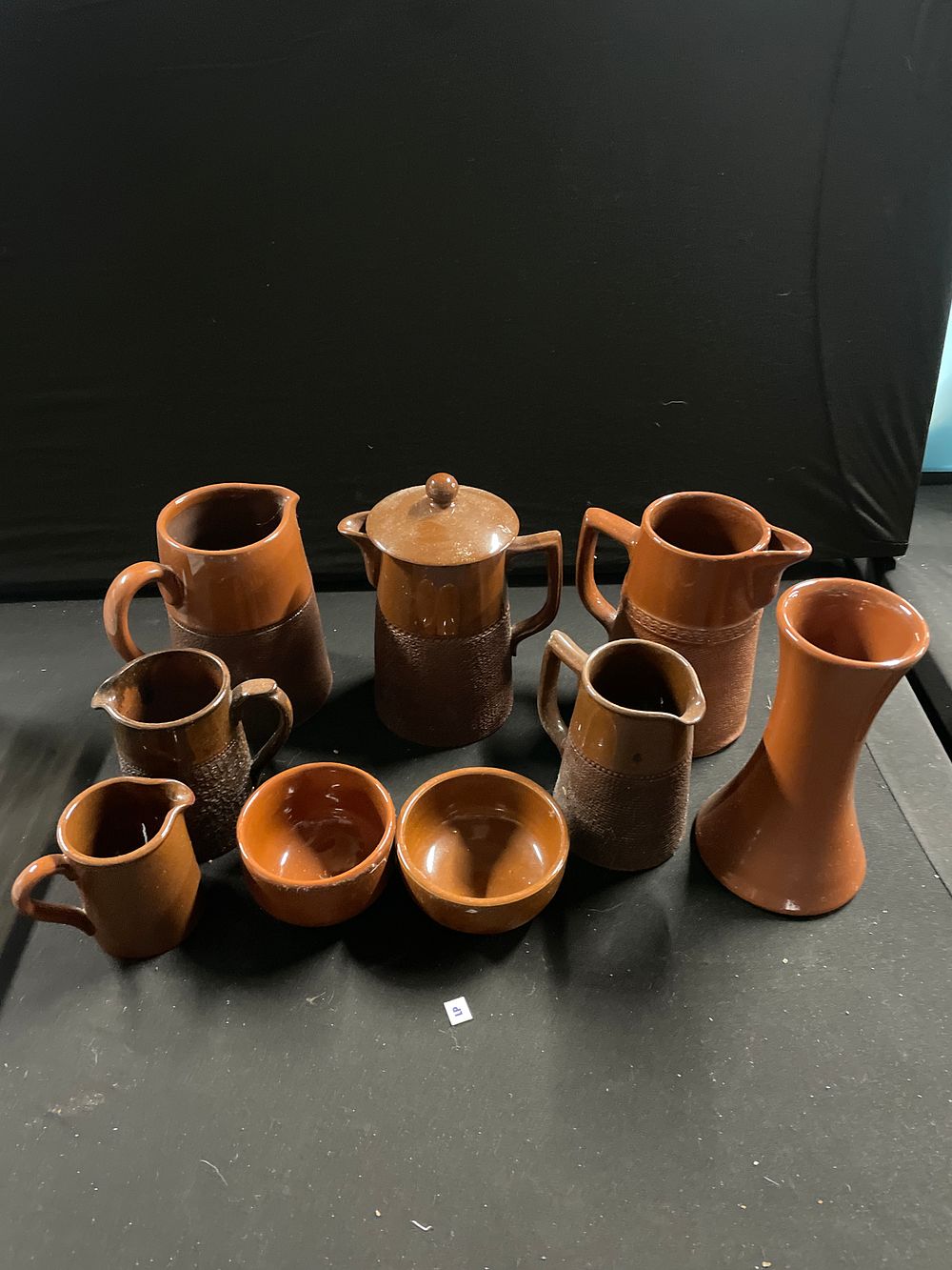 Lot 252: Selection on Langley pottery