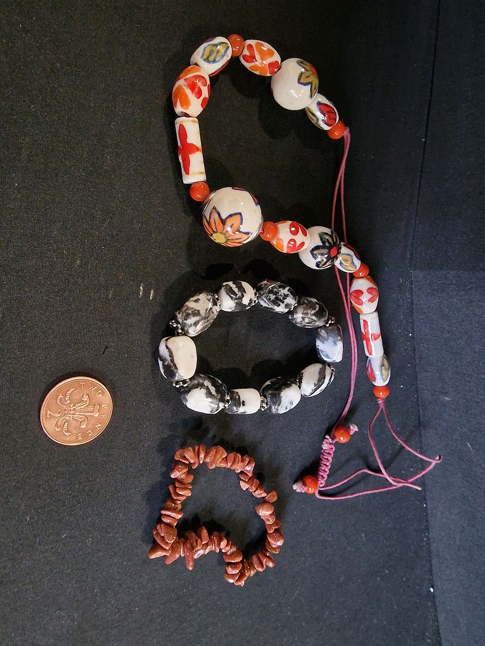 Lot 255: Selection of Bracelets and a Necklace