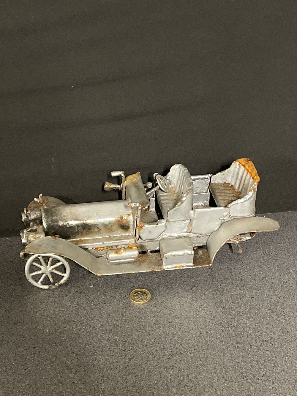 Lot 277: Hand made metal vehicle