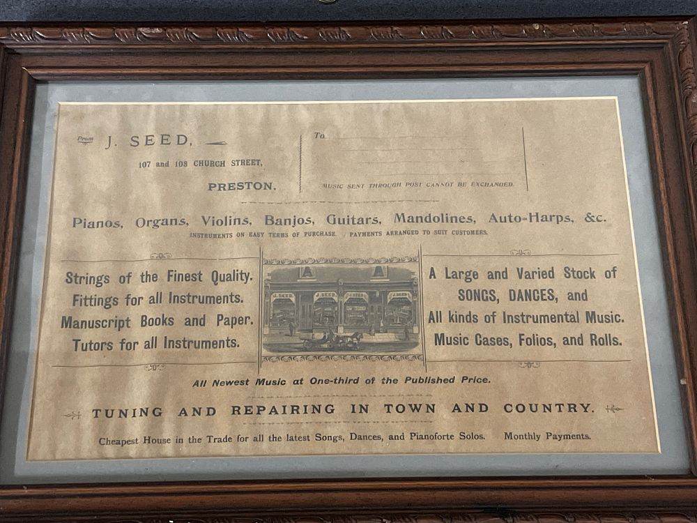 Lot 280: J.Seed Music From Preston Advertising picture